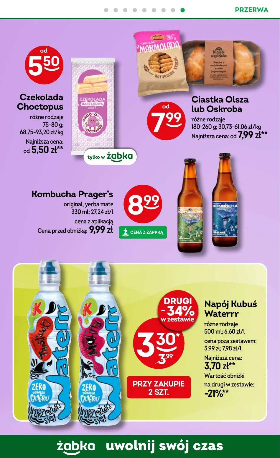 gazetka promocyjna Żabka Uwolnij swój czas! - Strona 74