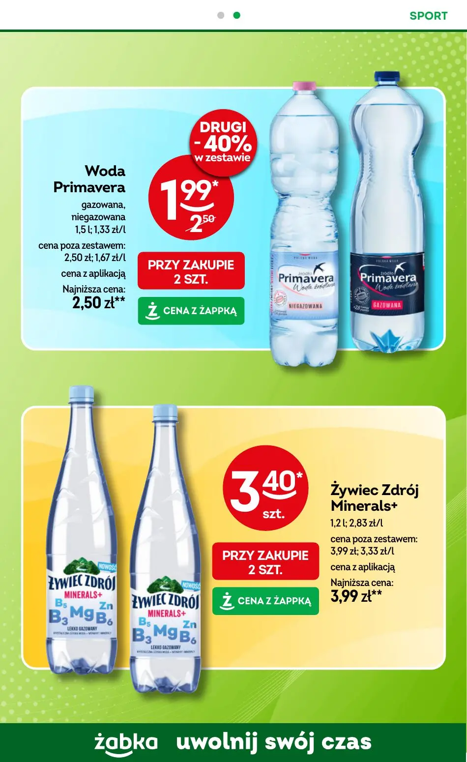 gazetka promocyjna Żabka Uwolnij swój czas! - Strona 77