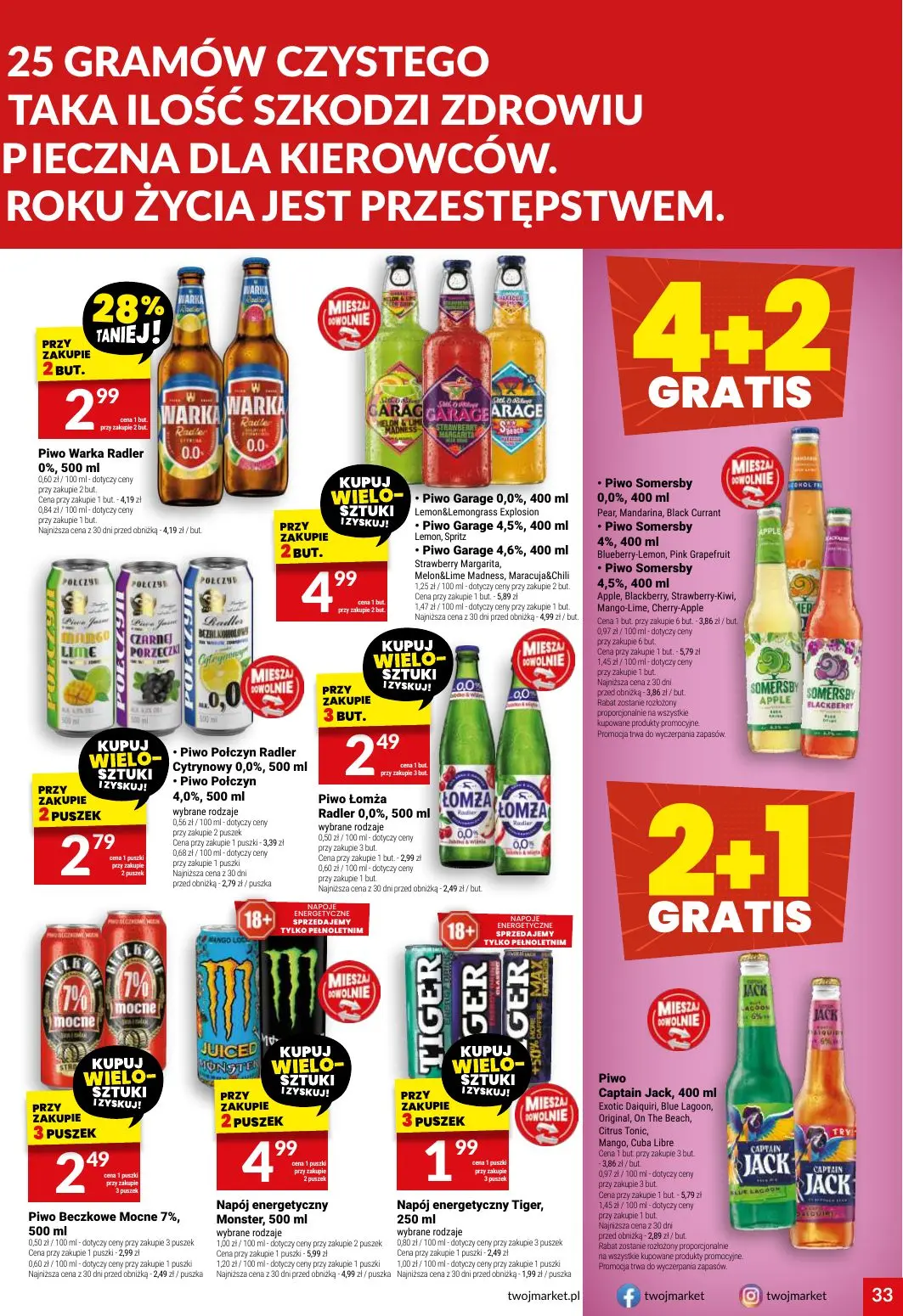 gazetka promocyjna Twój Market Zawsze po drodze! - Strona 33