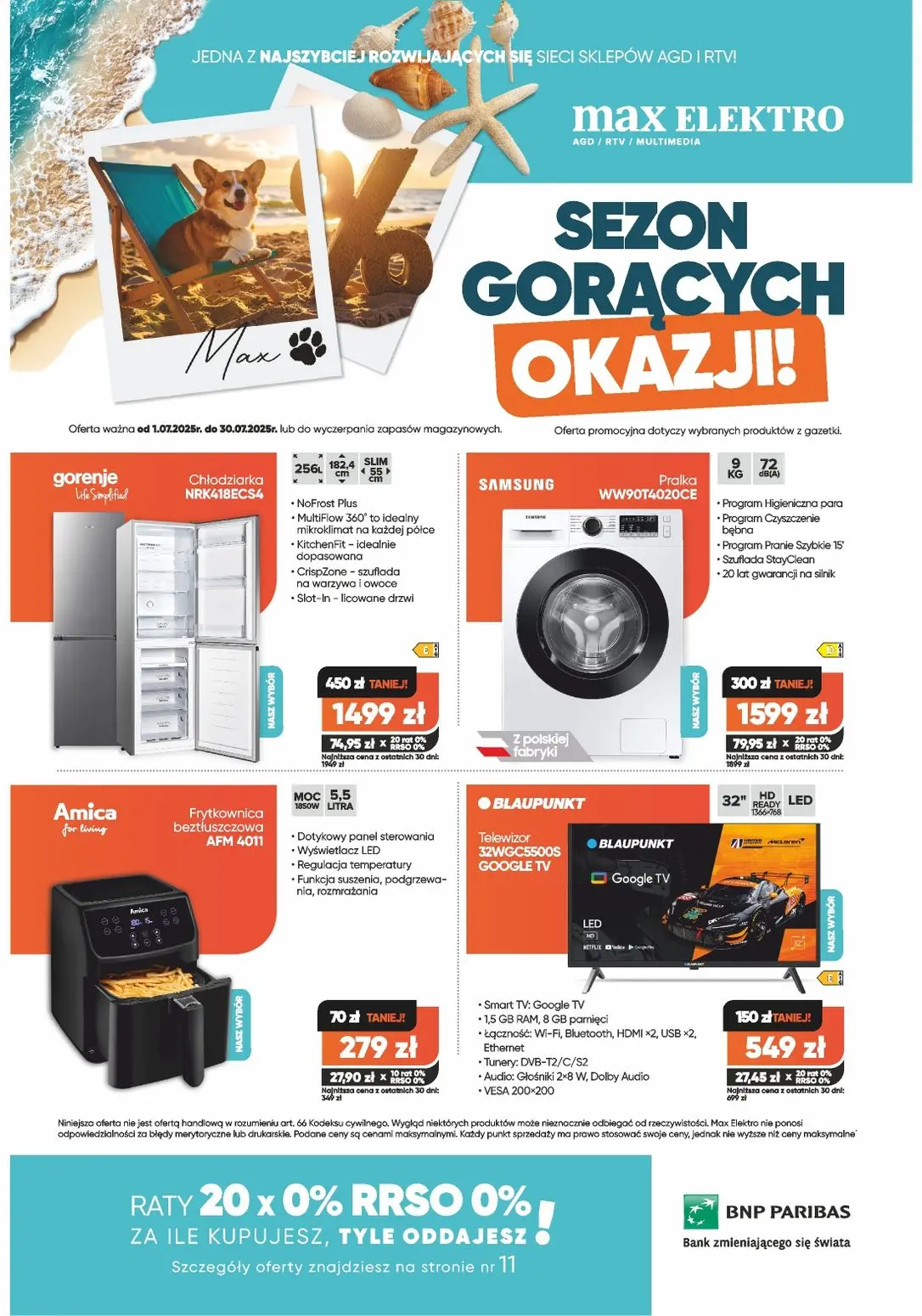 gazetka promocyjna max ELEKTRO Sezon gorących okazji - Strona 1