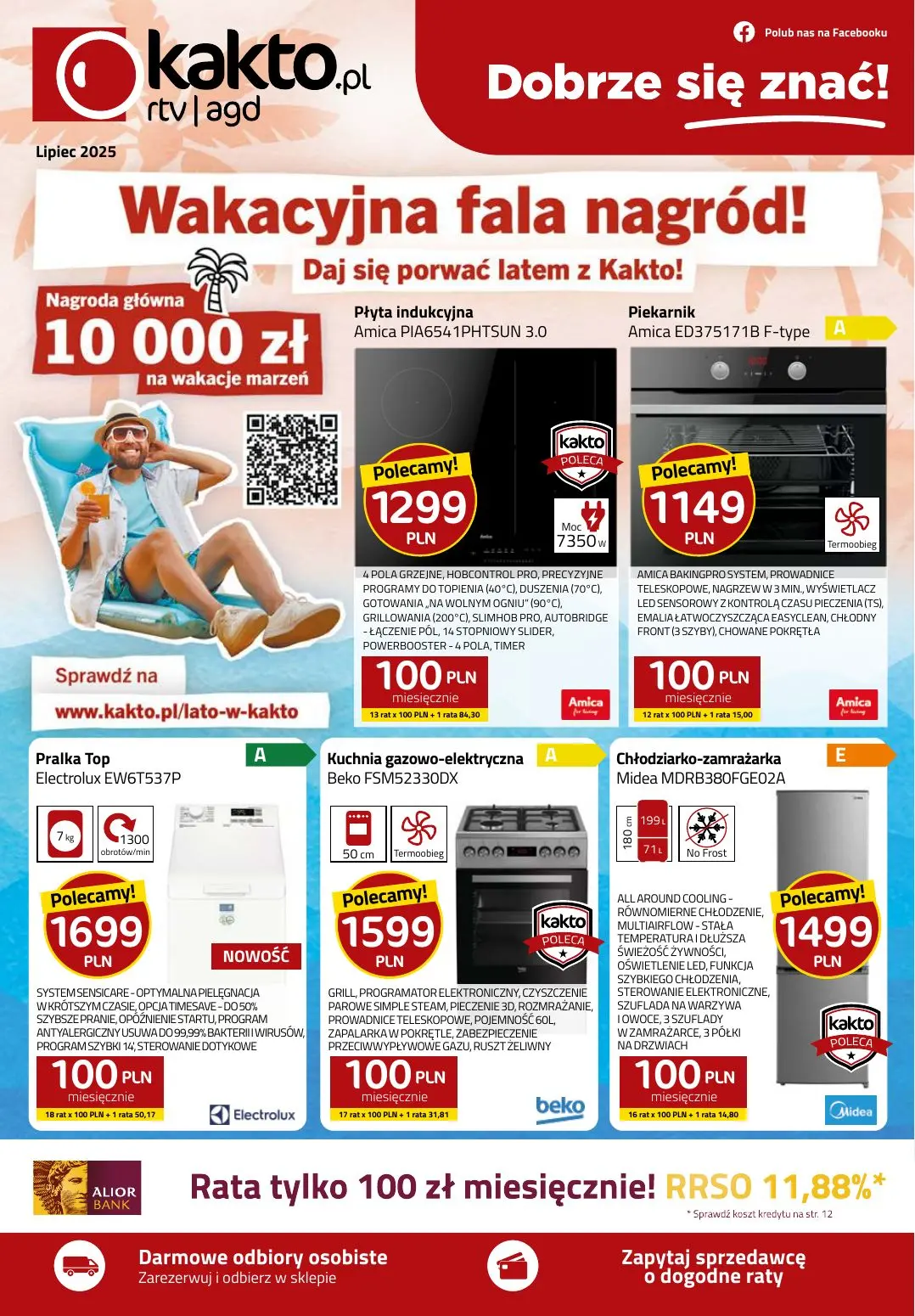 gazetka promocyjna kakto.pl Wakacyjna fala nagród! - Strona 1