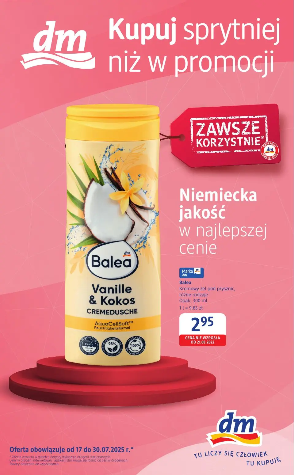 gazetka promocyjna Drogeria dm Zawsze korzystnie - Strona 1