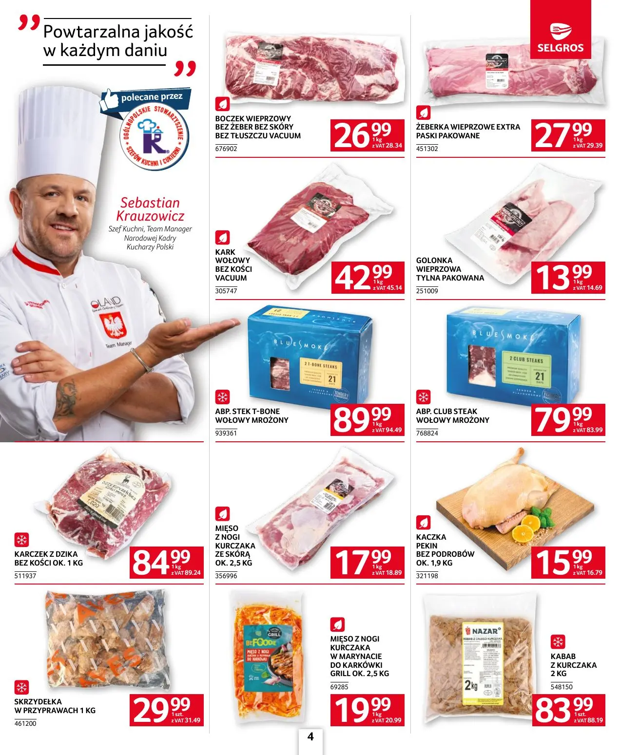 gazetka promocyjna SELGROS Oferta dla gastronomii - Strona 4