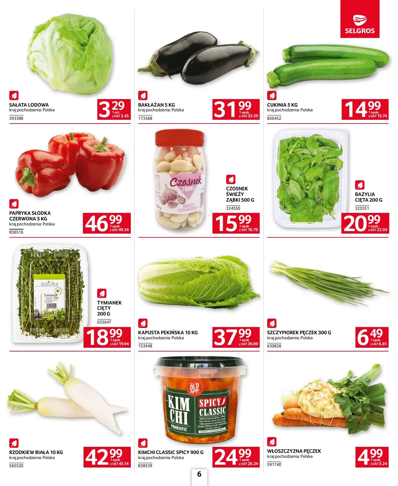 gazetka promocyjna SELGROS Oferta dla gastronomii - Strona 6