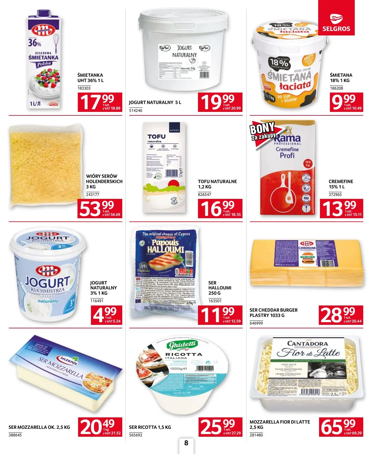 gazetka promocyjna SELGROS Oferta dla gastronomii - Strona 8