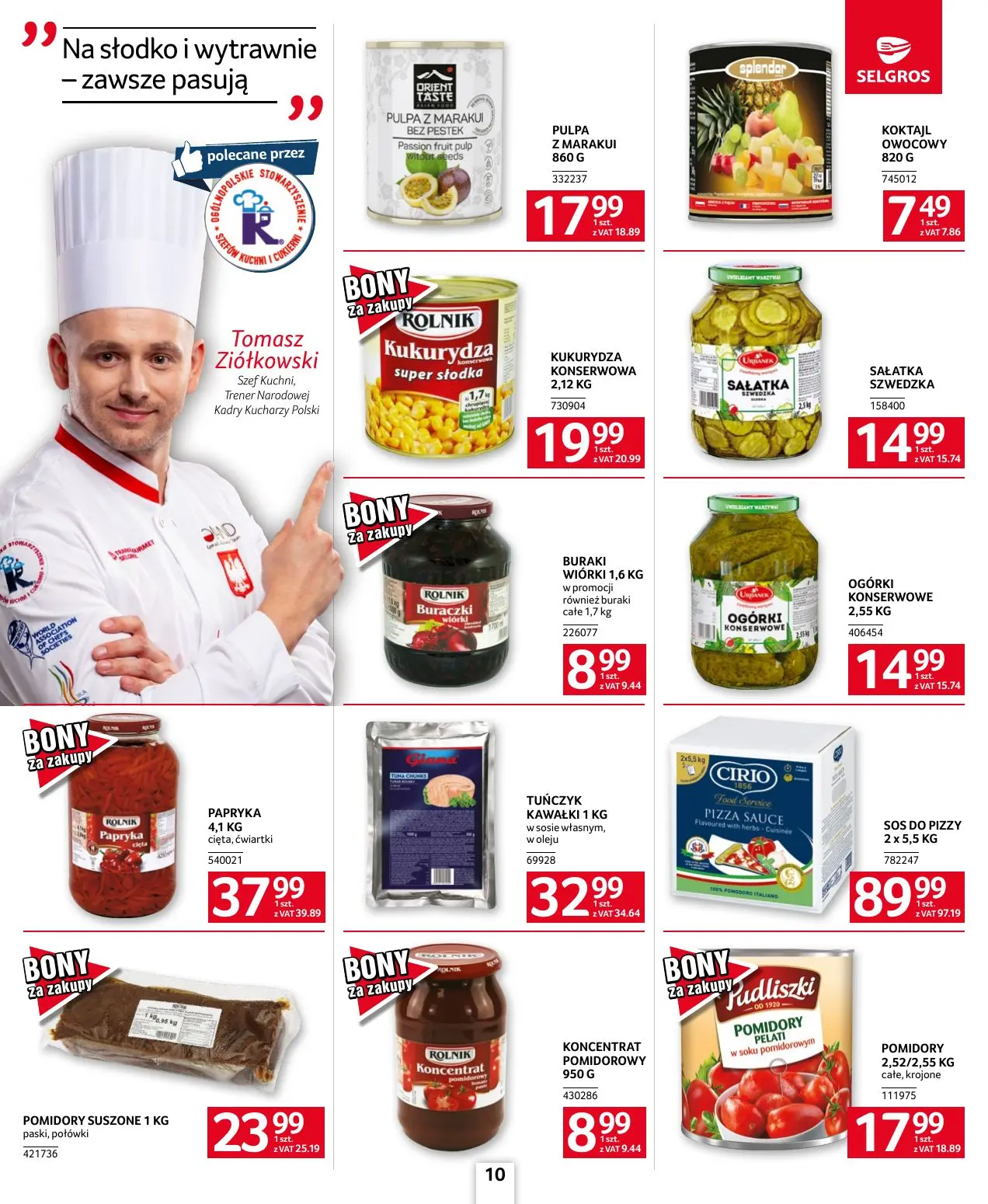 gazetka promocyjna SELGROS Oferta dla gastronomii - Strona 10