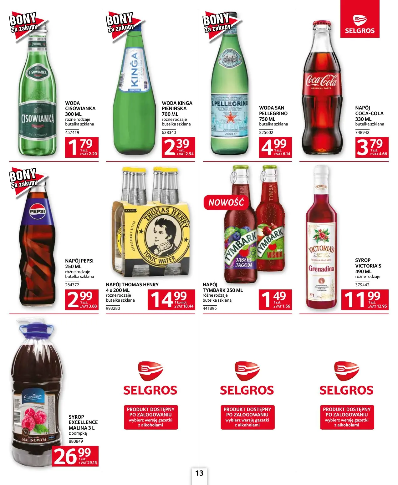 gazetka promocyjna SELGROS Oferta dla gastronomii - Strona 13