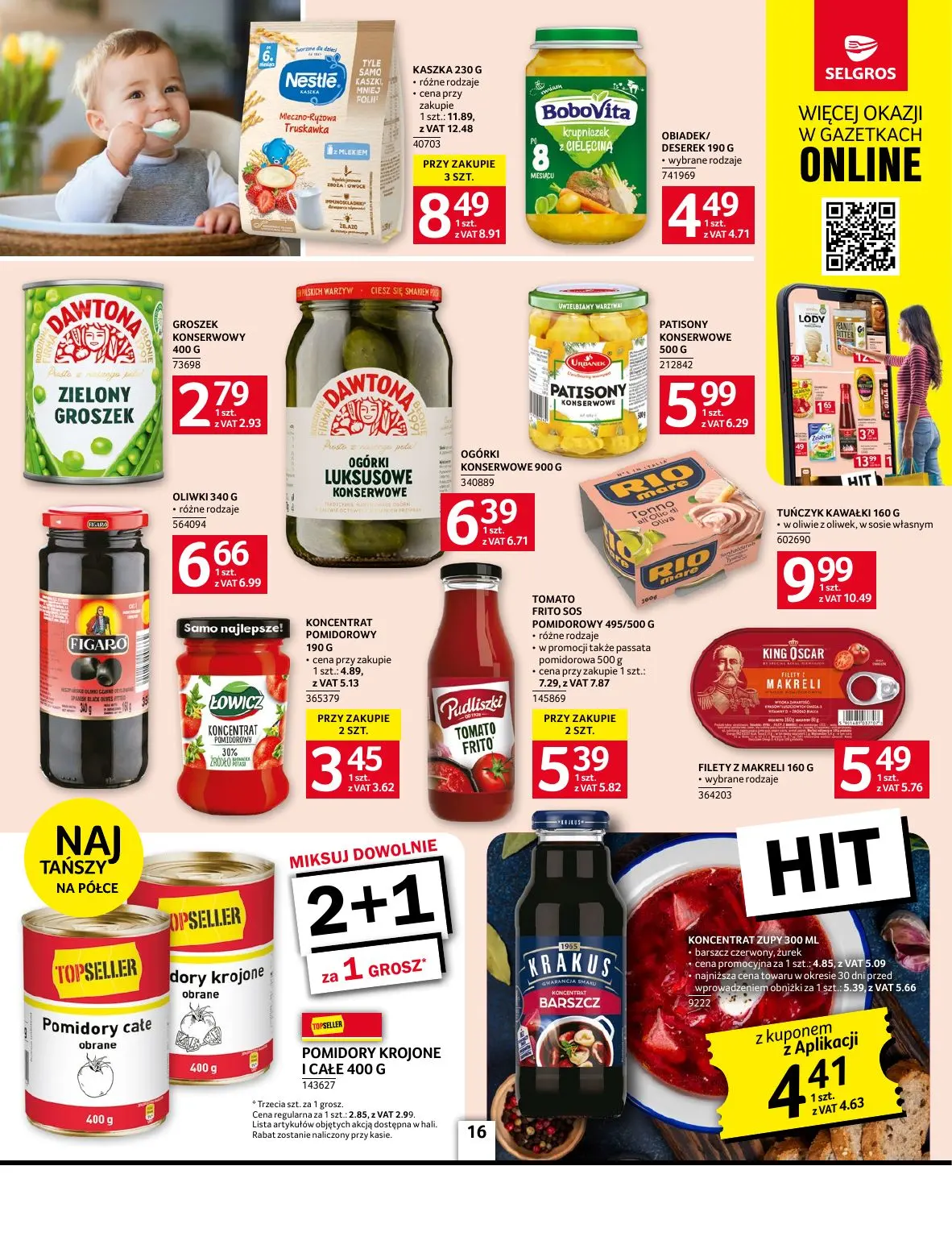 gazetka promocyjna SELGROS Oferta Spożywcza - Strona 16