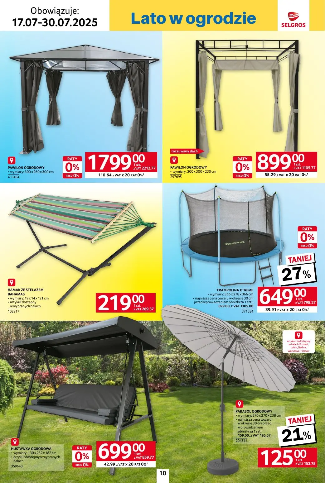 gazetka promocyjna SELGROS Katalog Hot Summer - Strona 10