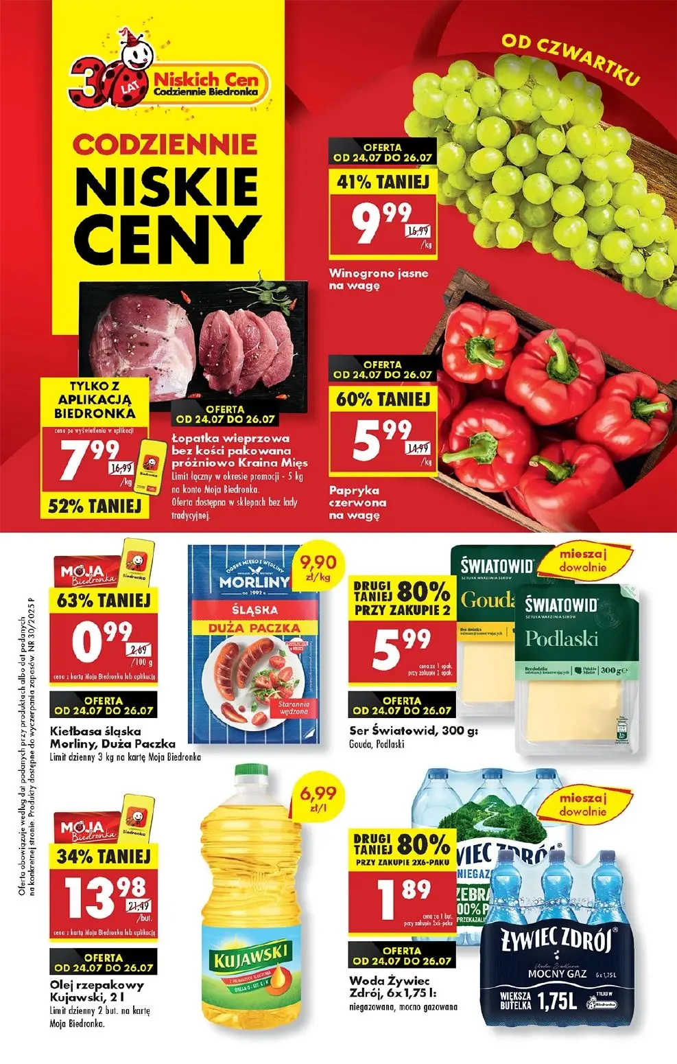 gazetka promocyjna Biedronka Od czwartku - Strona 1