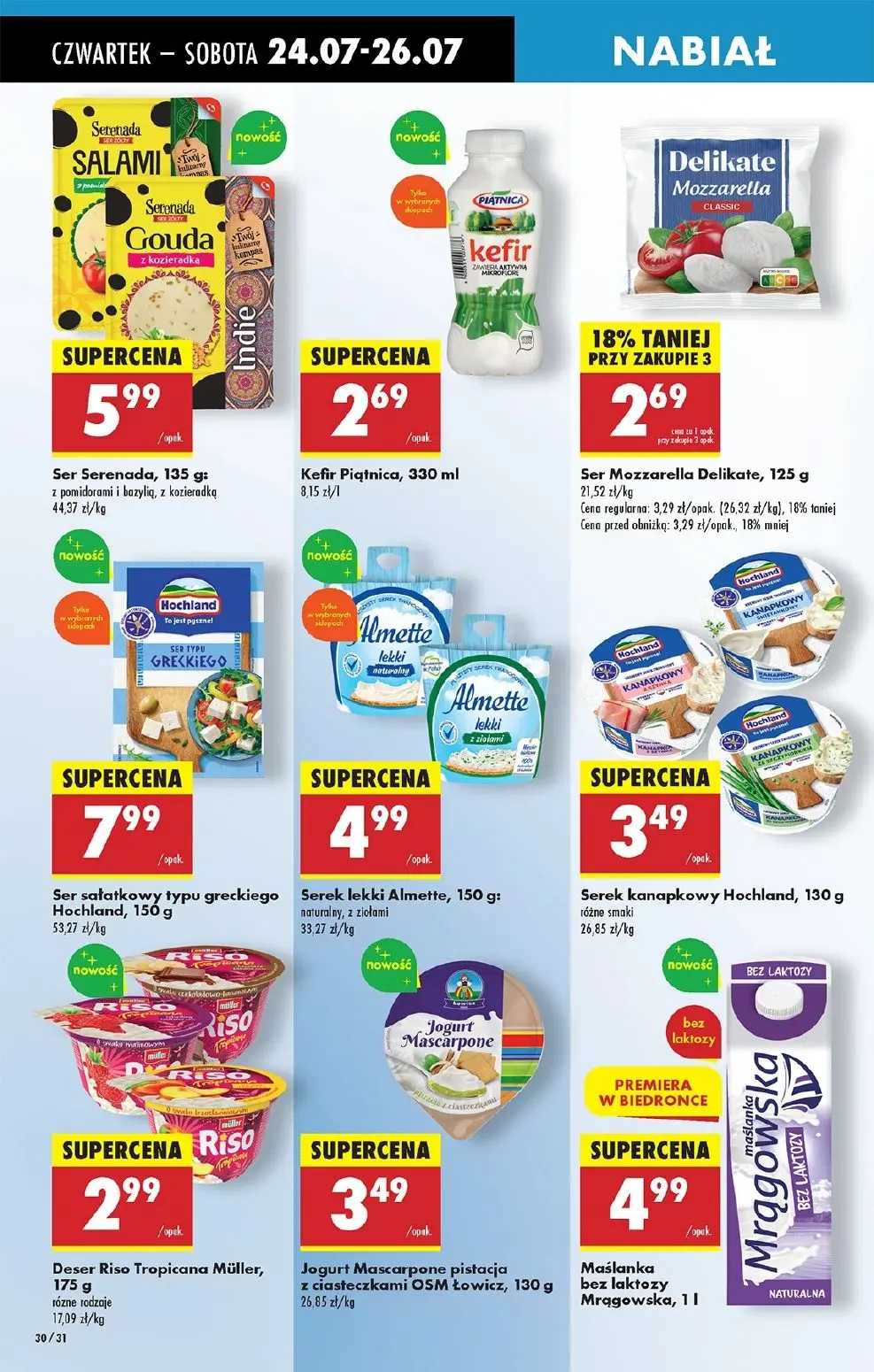 gazetka promocyjna Biedronka Od czwartku. Lada tradycyjna - Strona 42