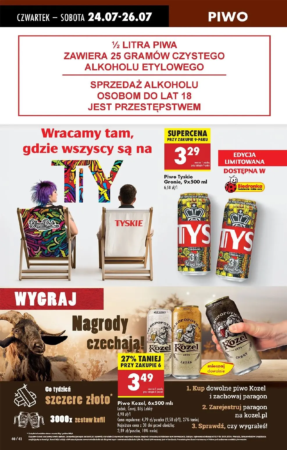 gazetka promocyjna Biedronka Od czwartku. Lada tradycyjna - Strona 58