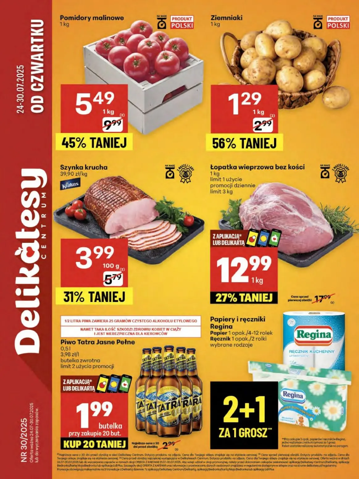 gazetka promocyjna Delikatesy Centrum Od czwartku - Strona 1
