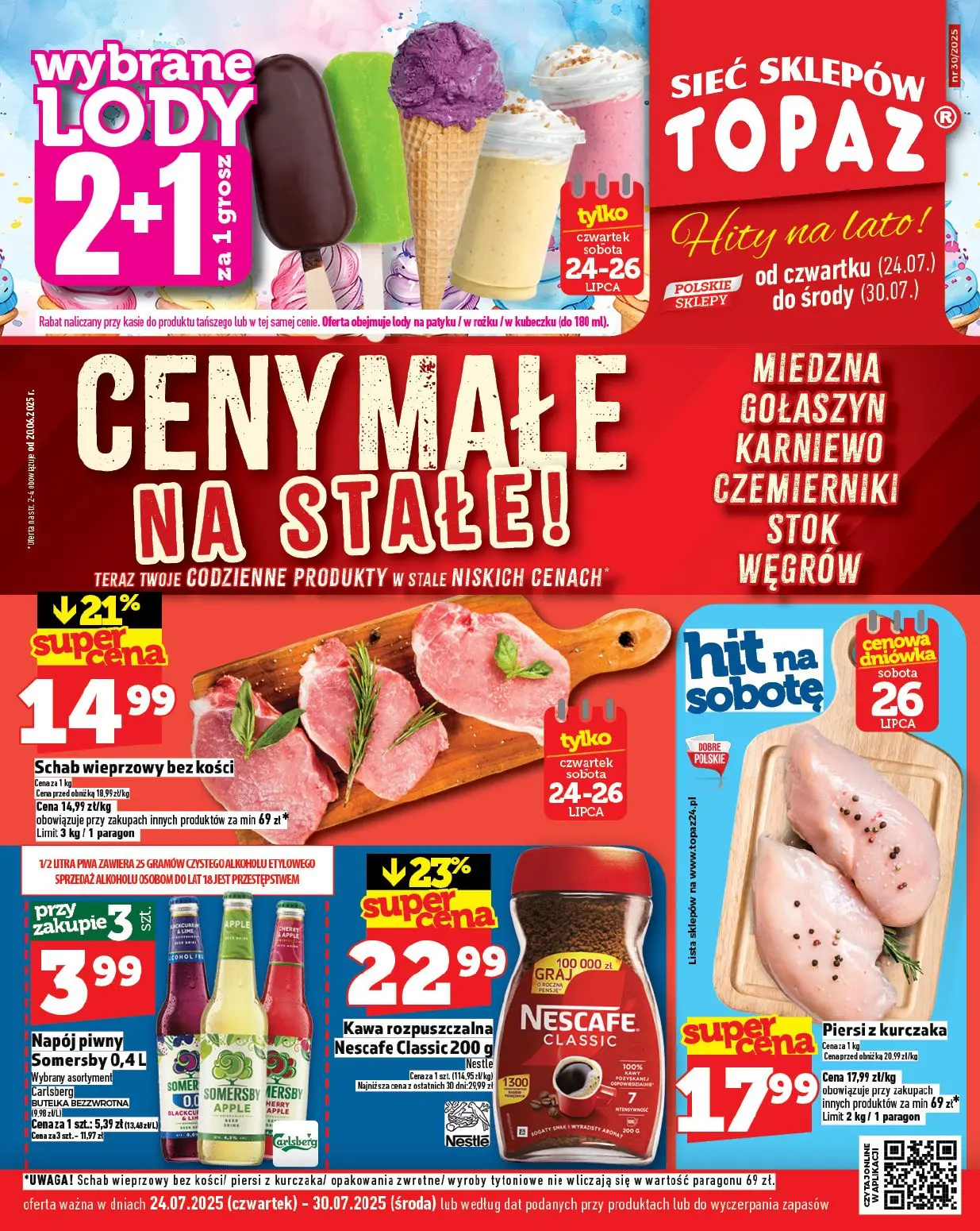 gazetka promocyjna Topaz Ceny Małe - Strona 1