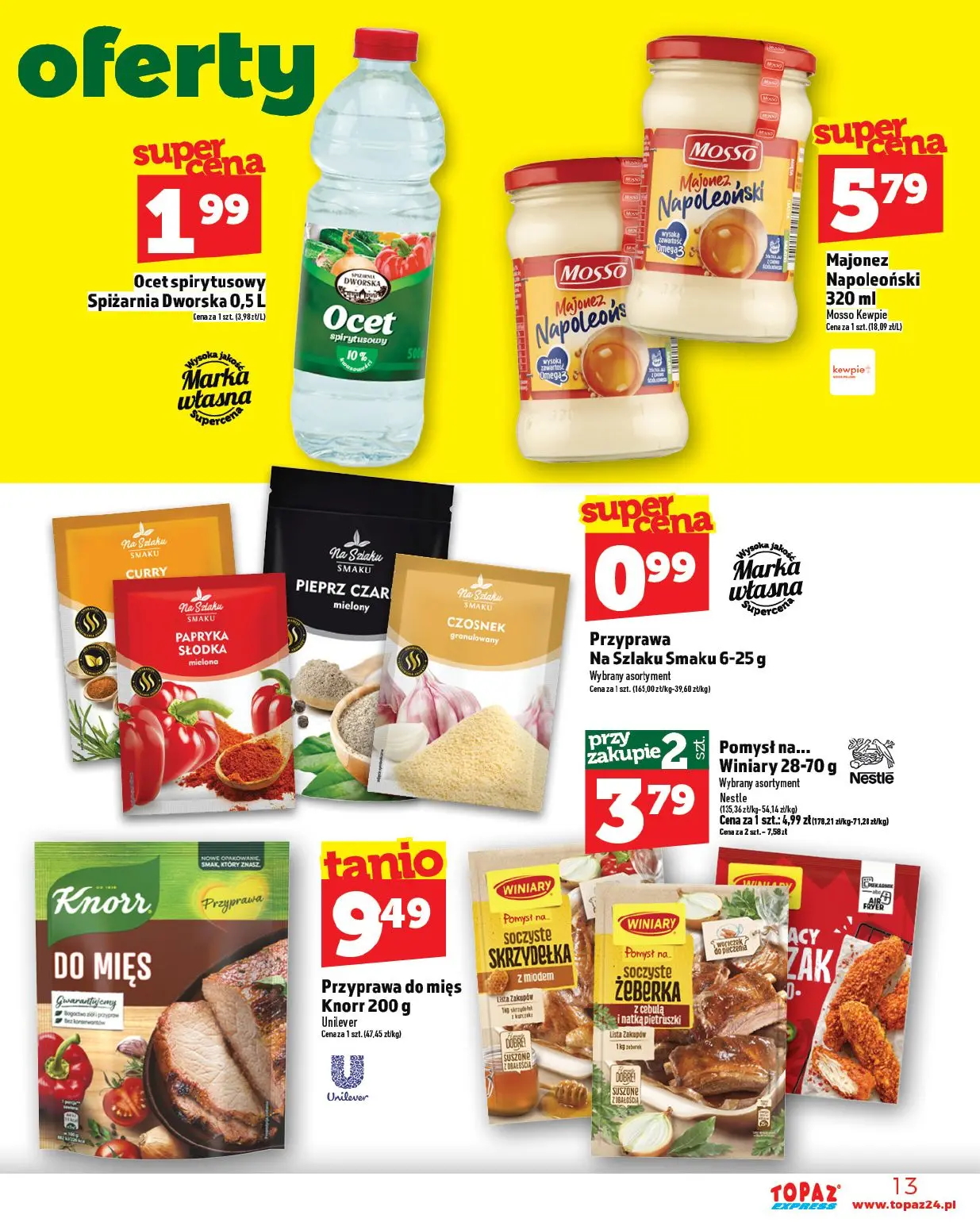 gazetka promocyjna Topaz Express - Strona 13