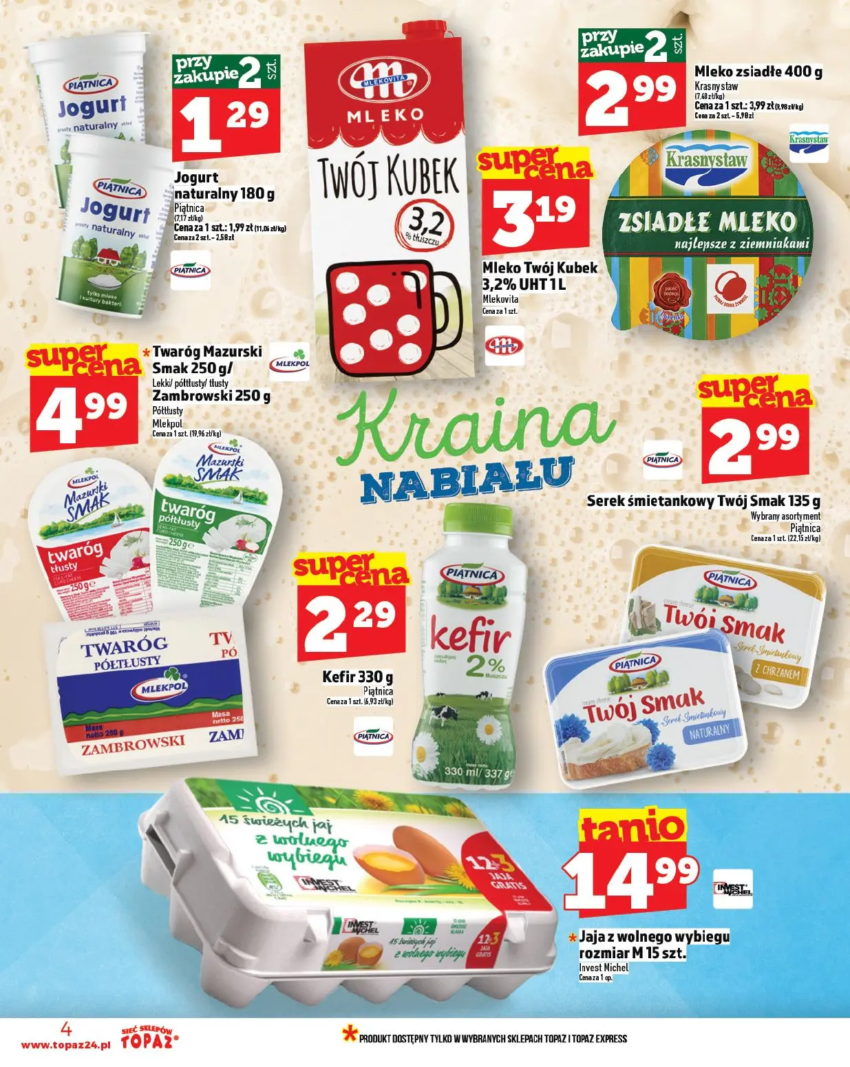 gazetka promocyjna Topaz Ogólna - Strona 4