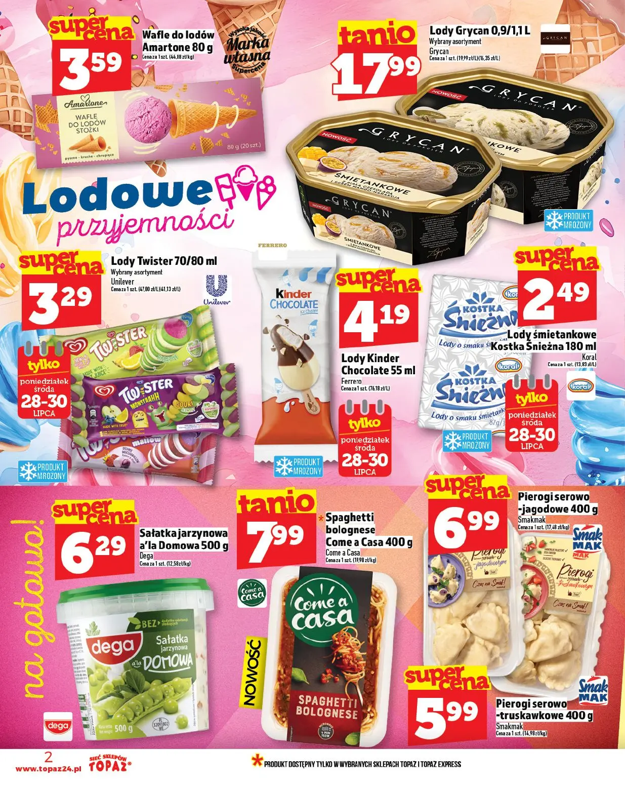 gazetka promocyjna Topaz Warszawa - Strona 2