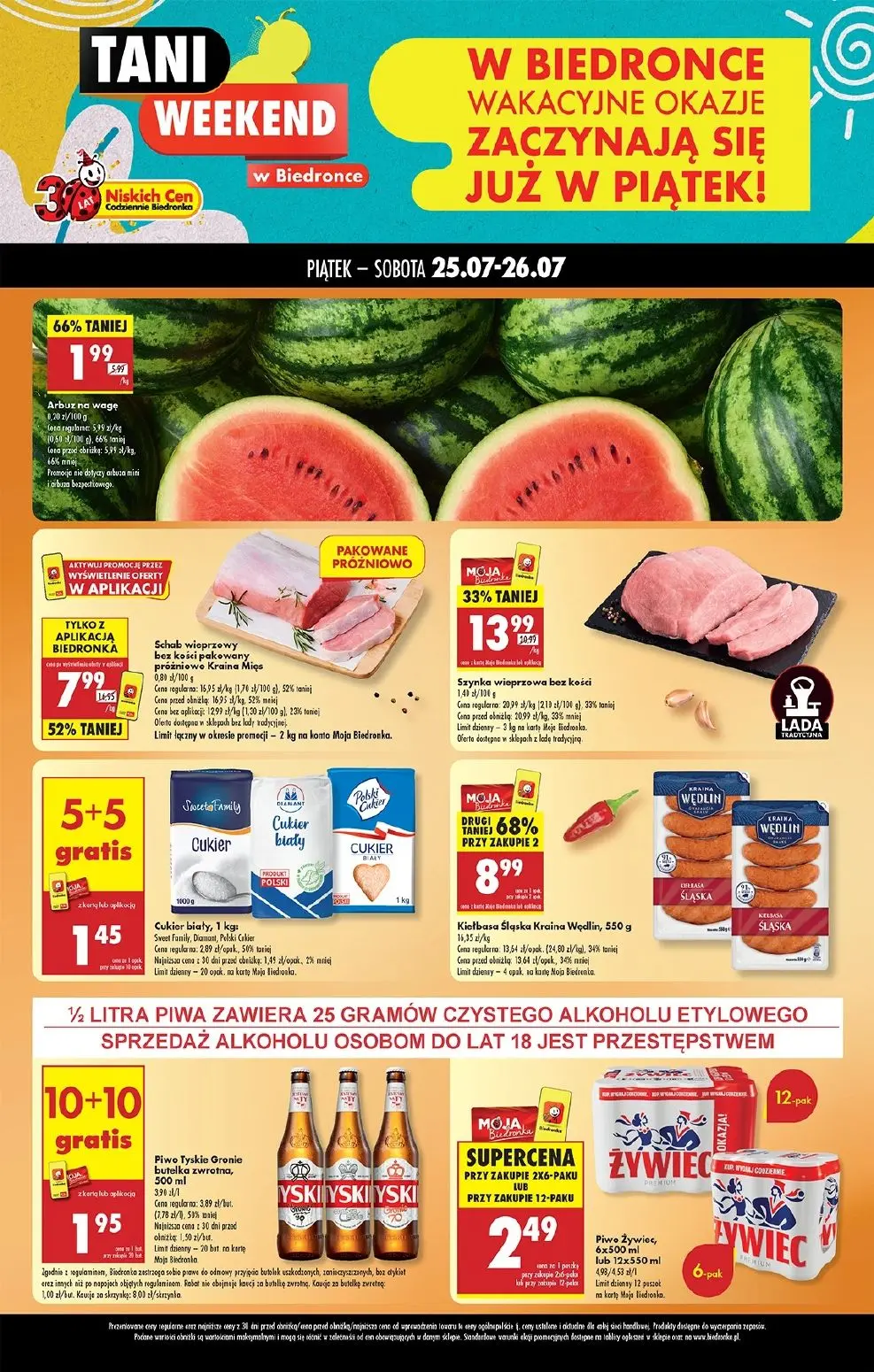 gazetka promocyjna Biedronka Tani weekend - Strona 1