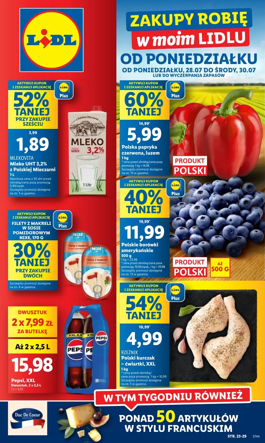 gazetka promocyjna LIDL Od poniedziałku - Strona 1