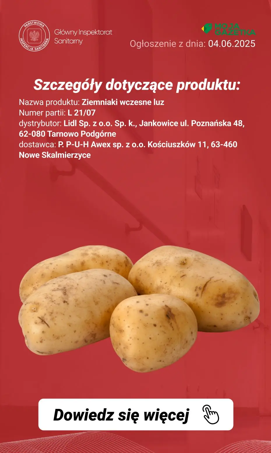 gazetka promocyjna Ostrzeżenia i alerty Ostrzeżenie publiczne dotyczące żywności: Możliwa obecność Salmonella w określonych partiach musu z orzechów nerkowca z maliną - Strona 3