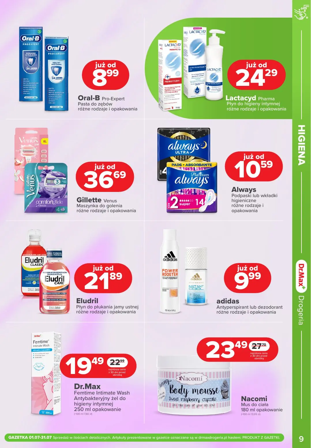 gazetka promocyjna Dr.Max Drogeria Drogeria - Strona 9