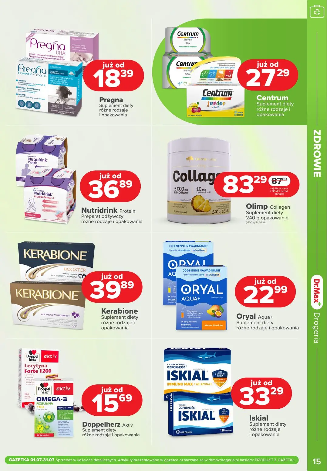 gazetka promocyjna Dr.Max Drogeria Drogeria - Strona 15
