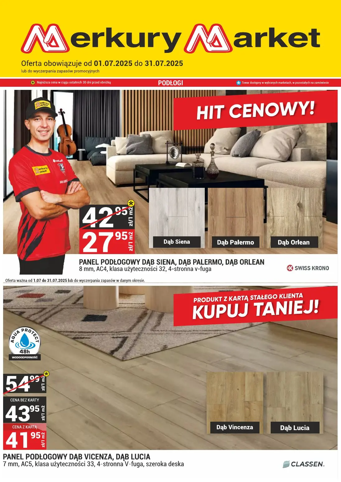 gazetka promocyjna Merkury Market Podłogi - Strona 1