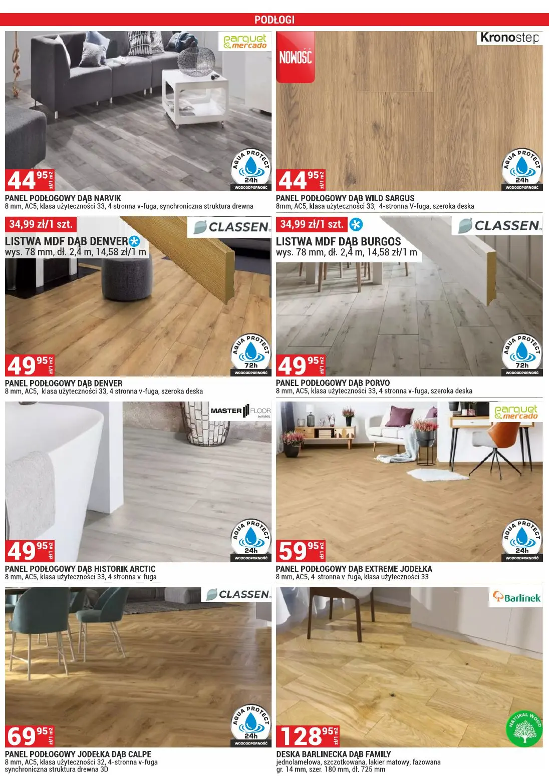 gazetka promocyjna Merkury Market Podłogi - Strona 4