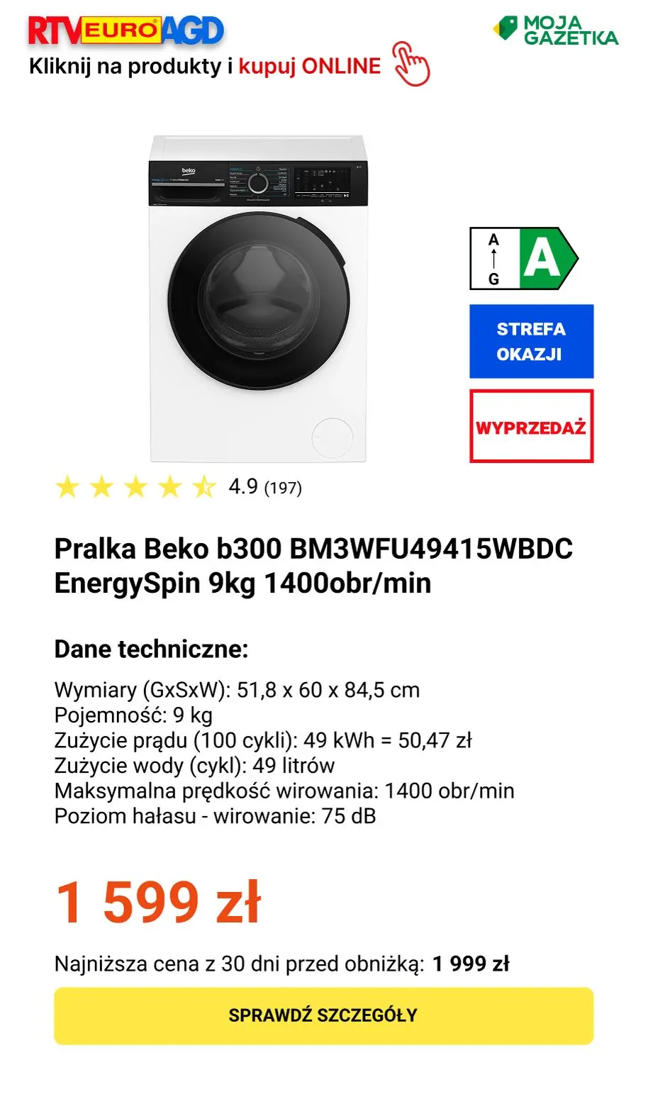 gazetka promocyjna RTV EURO AGD Wielka wyprzedaż!! - Strona 5
