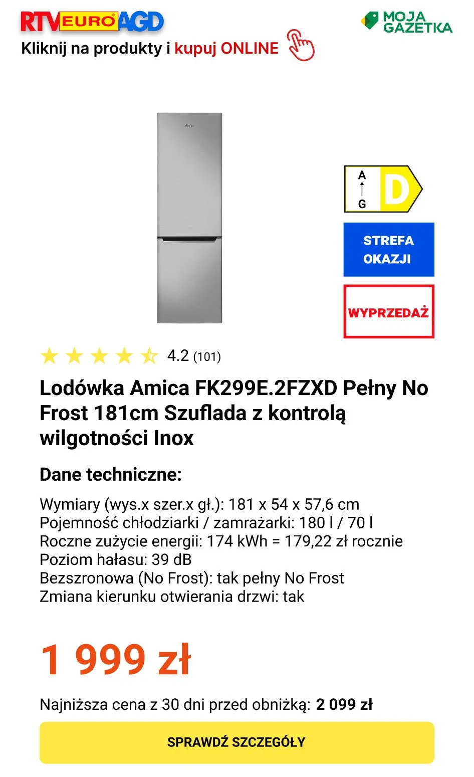 gazetka promocyjna RTV EURO AGD Wielka wyprzedaż!! - Strona 7