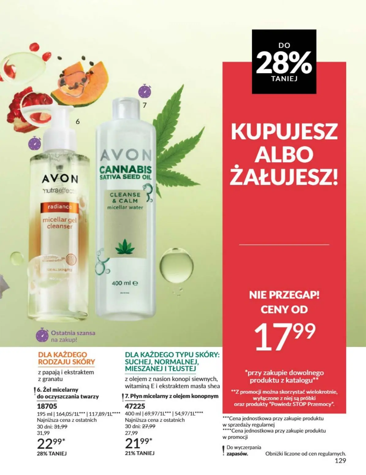 gazetka promocyjna AVON Złap najgorętsze okazje - Strona 129