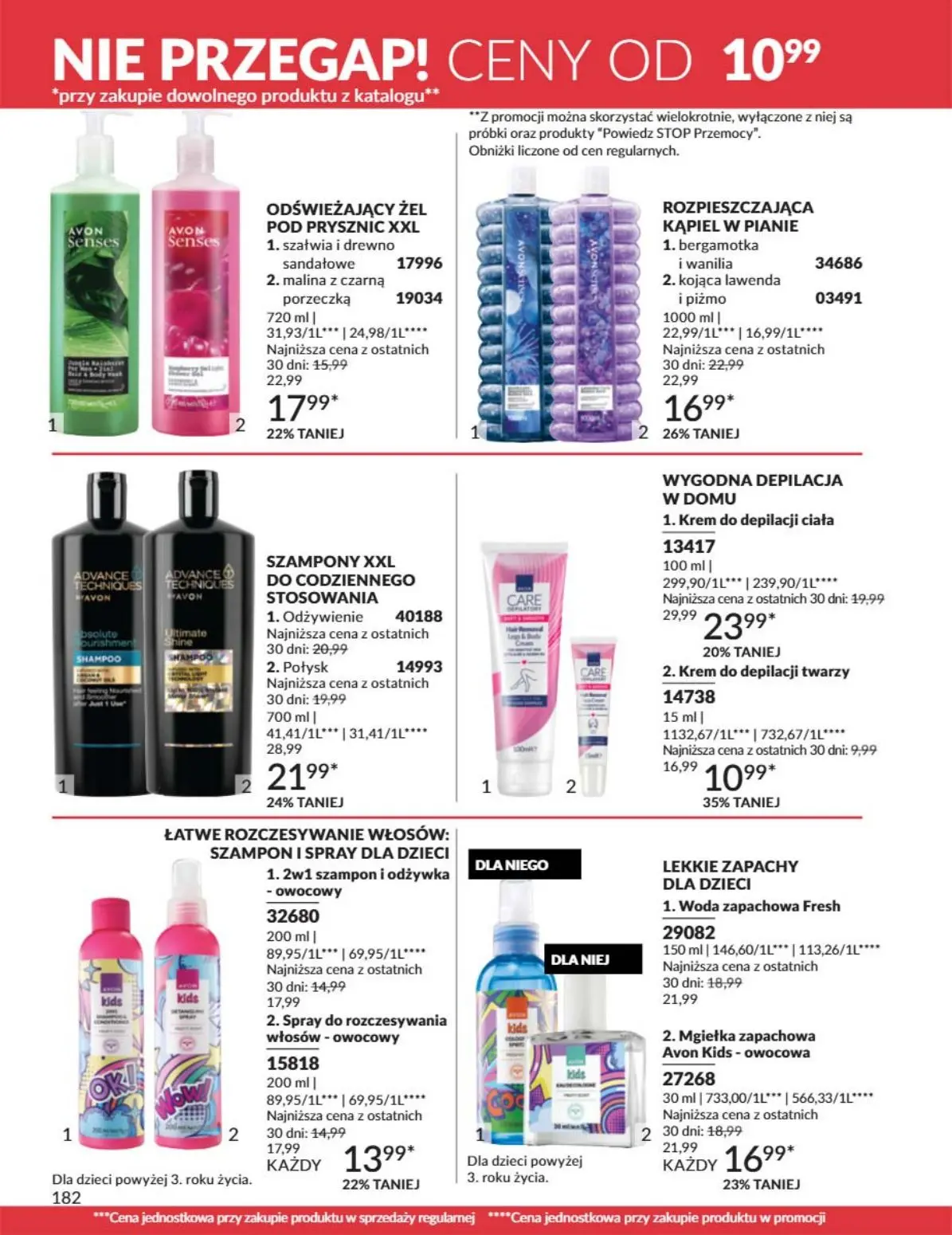 gazetka promocyjna AVON Złap najgorętsze okazje - Strona 182