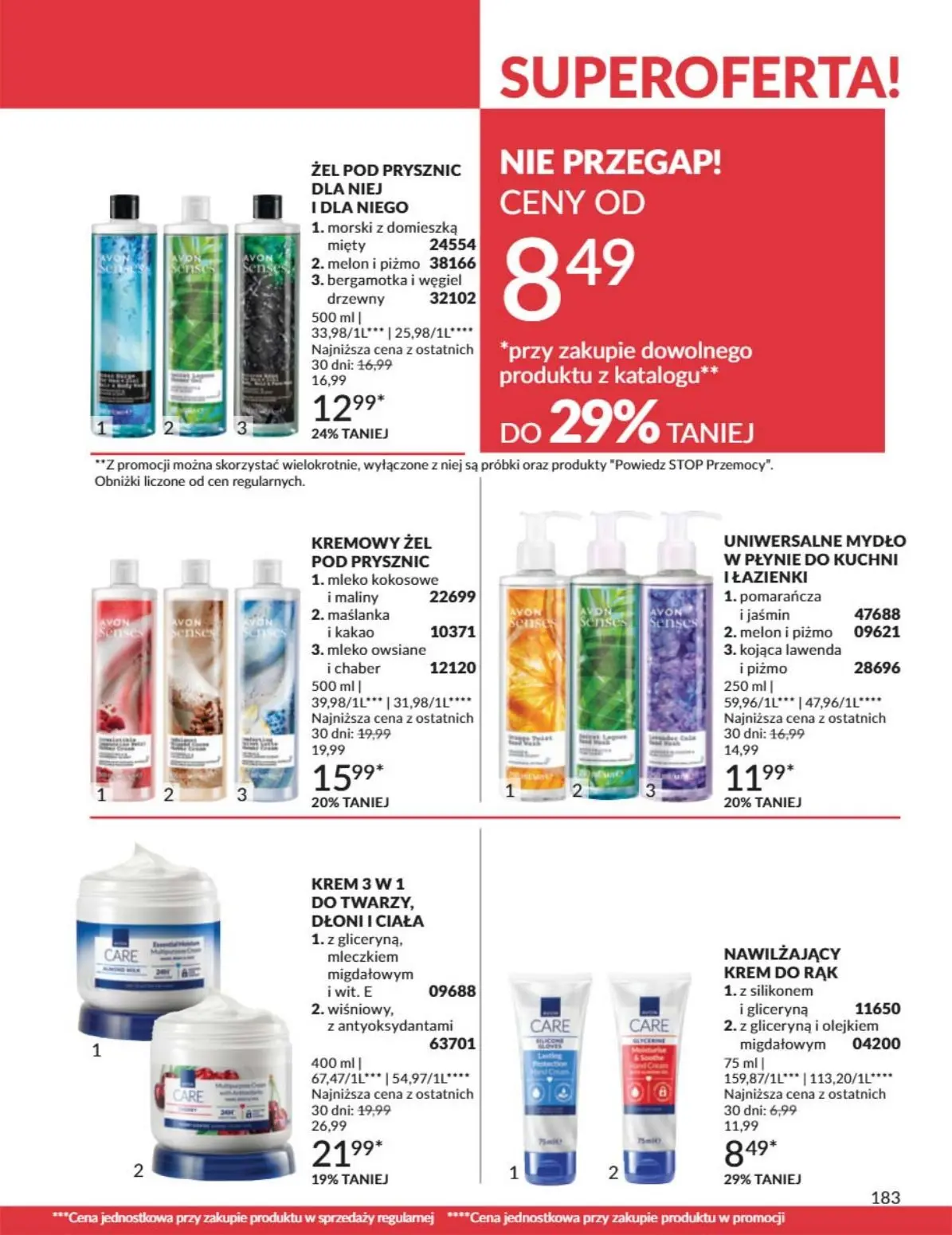 gazetka promocyjna AVON Złap najgorętsze okazje - Strona 183
