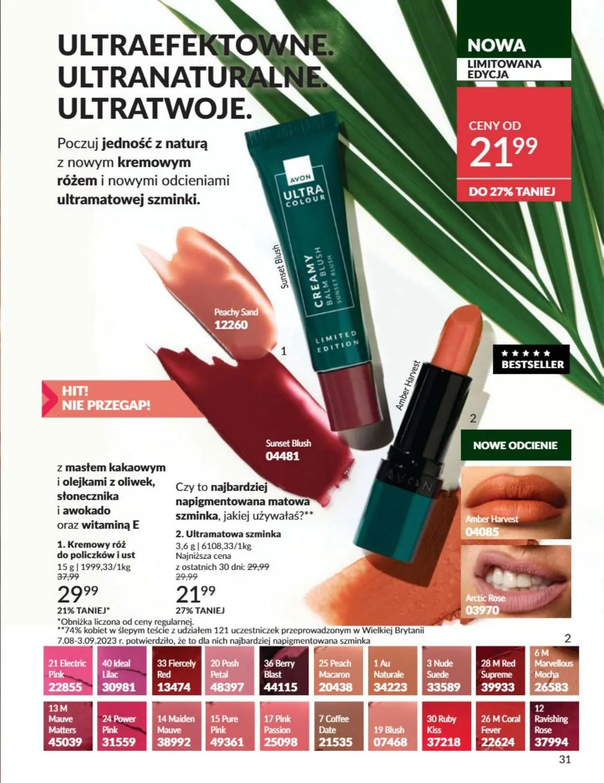 gazetka promocyjna AVON Złap najgorętsze okazje - Strona 31