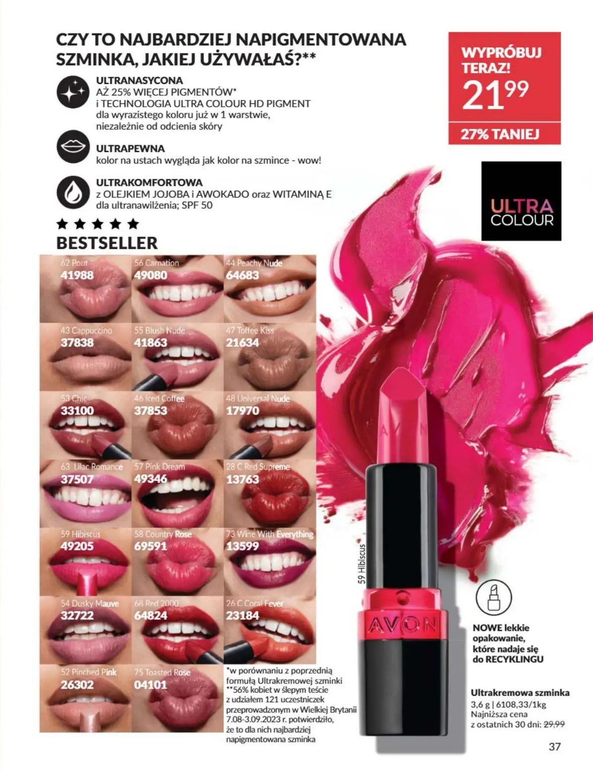 gazetka promocyjna AVON Złap najgorętsze okazje - Strona 37
