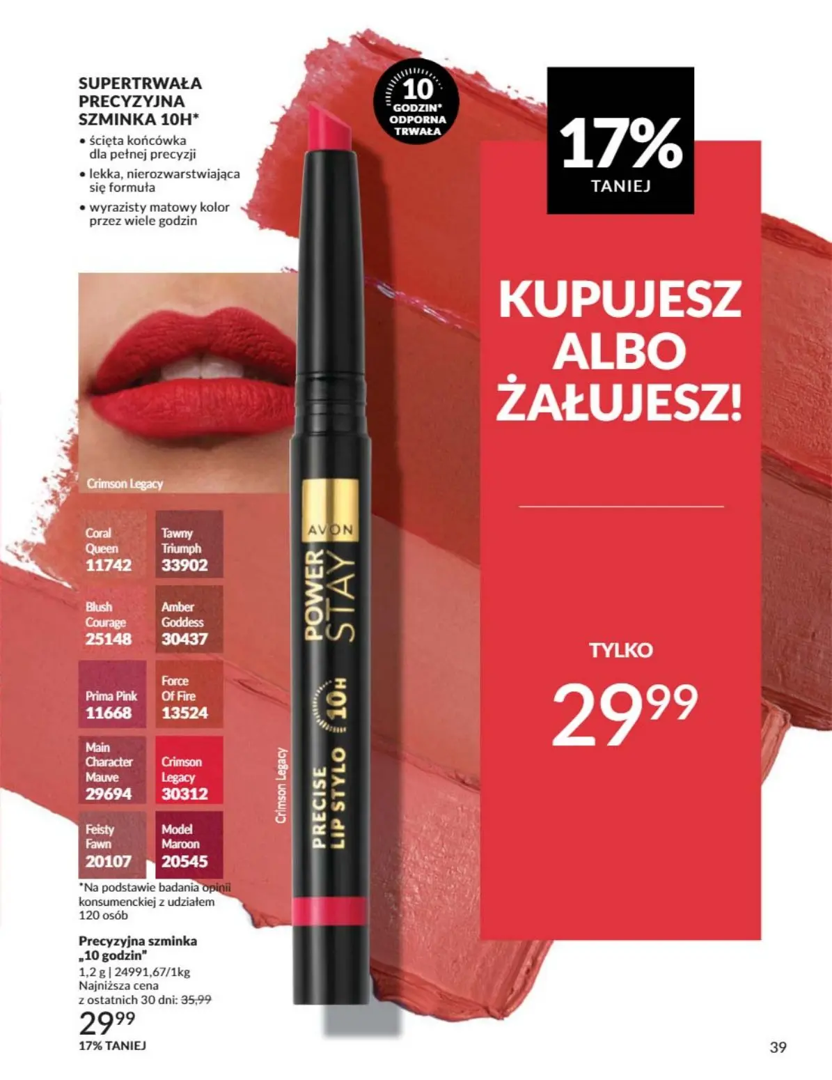 gazetka promocyjna AVON Złap najgorętsze okazje - Strona 39