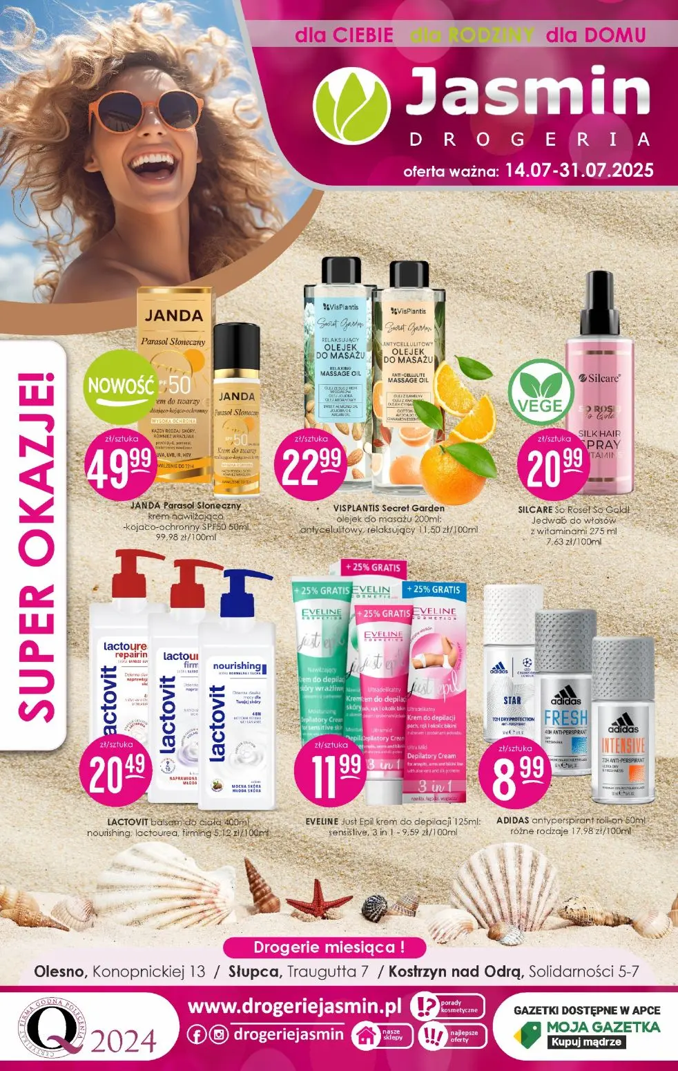 gazetka promocyjna DROGERIE JASMIN Super okazje! - Strona 1
