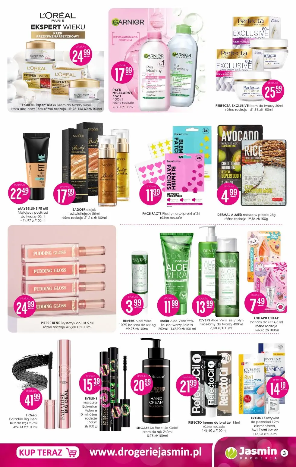 gazetka promocyjna DROGERIE JASMIN Super okazje! - Strona 3
