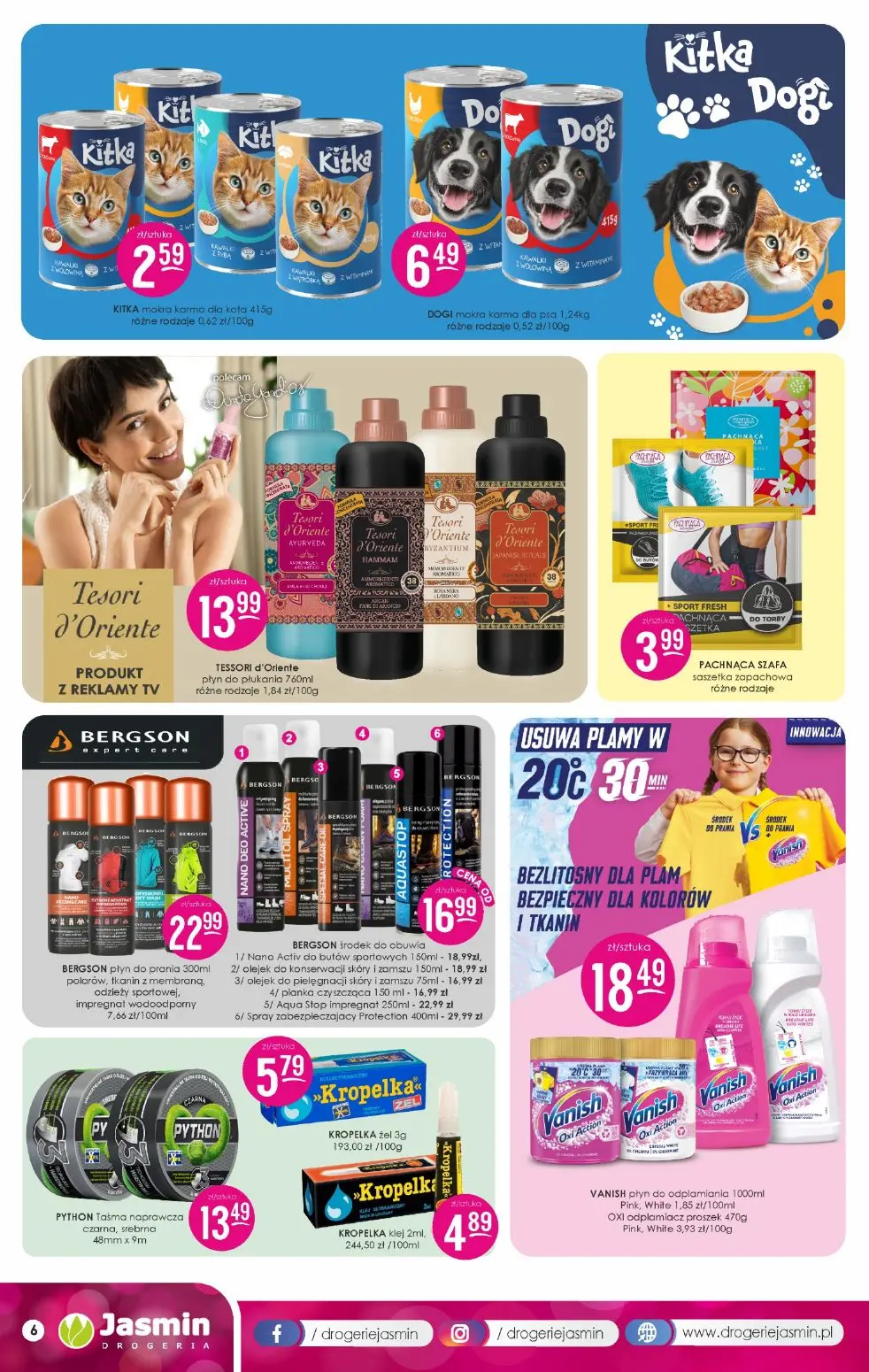 gazetka promocyjna DROGERIE JASMIN Super okazje! - Strona 6
