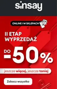 Gazetka promocyjna Sinsay, ważna od 2025-07-14 do 2025-07-31.