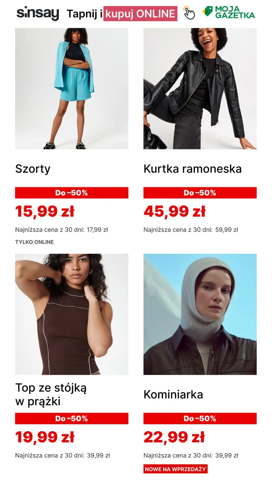 gazetka promocyjna Sinsay II tura do –50% - Strona 2