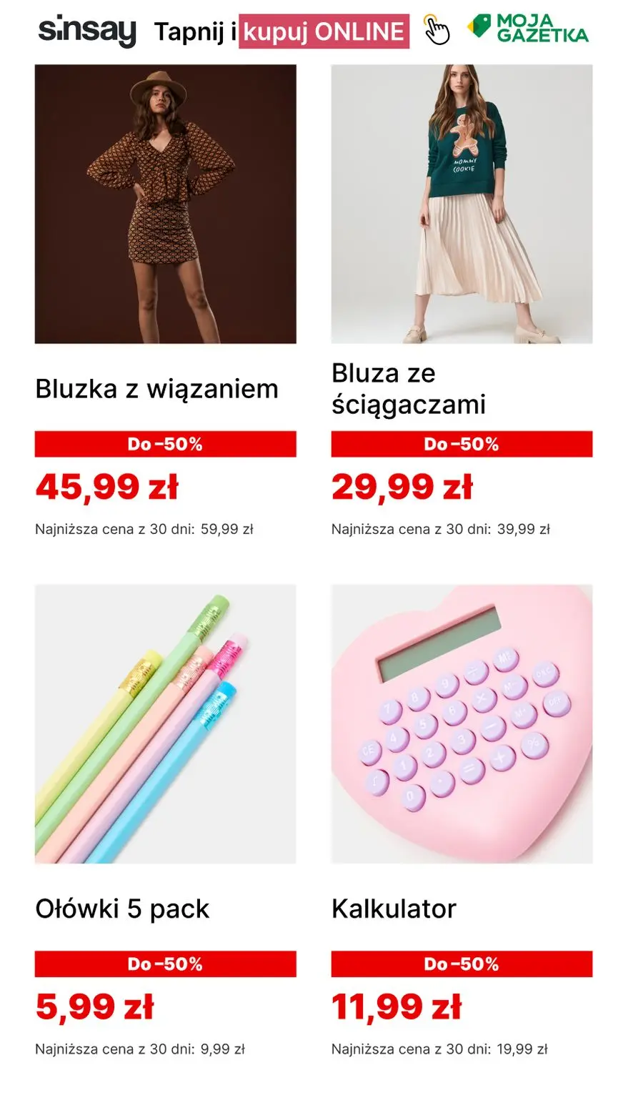 gazetka promocyjna Sinsay II tura do –50% - Strona 3