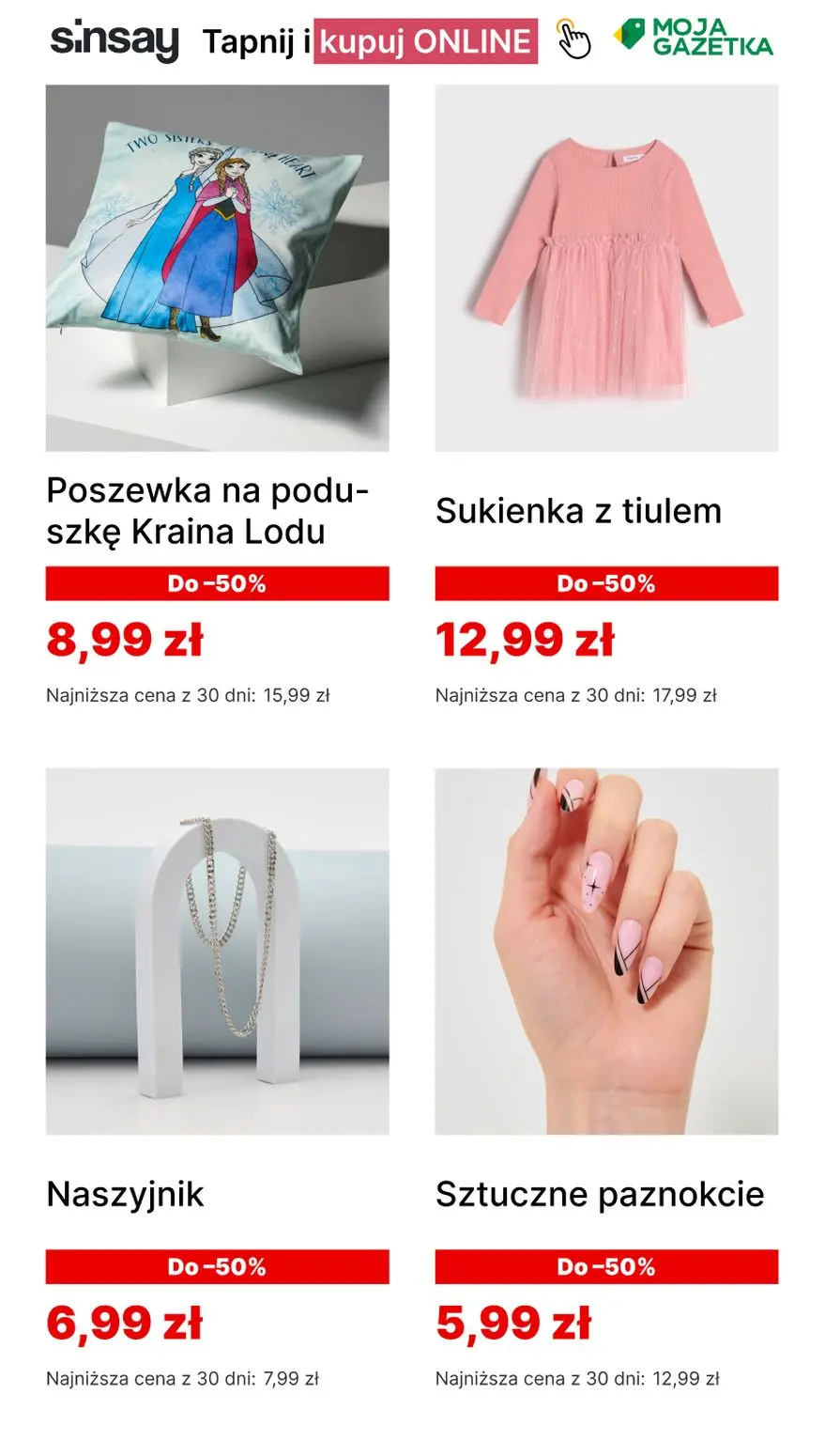 gazetka promocyjna Sinsay II tura do –50% - Strona 9