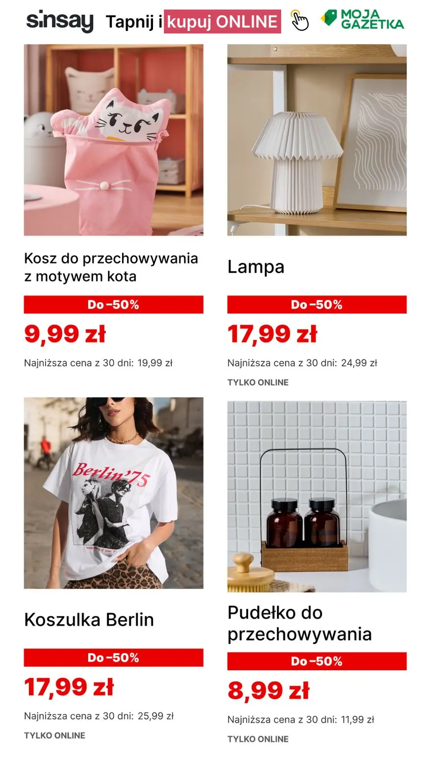 gazetka promocyjna Sinsay II tura do –50% - Strona 10