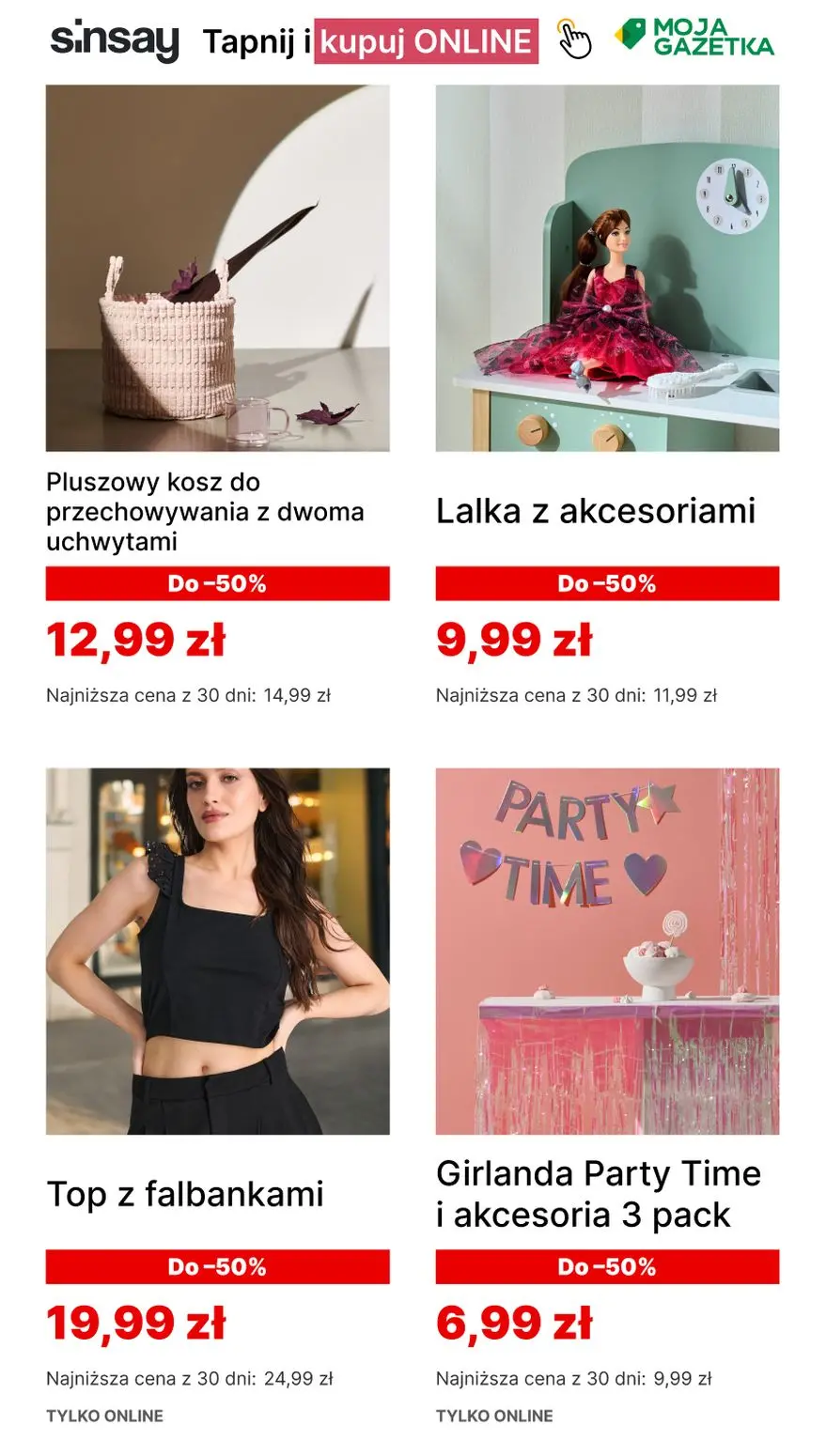 gazetka promocyjna Sinsay II tura do –50% - Strona 12