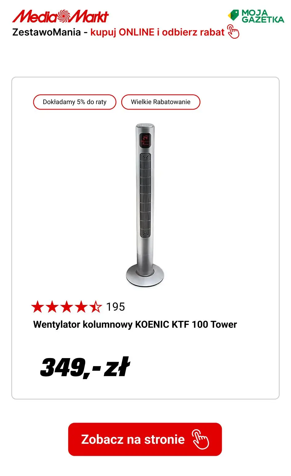 gazetka promocyjna Media Markt Lenie klimaty, gorące RABATY!!! - Strona 5