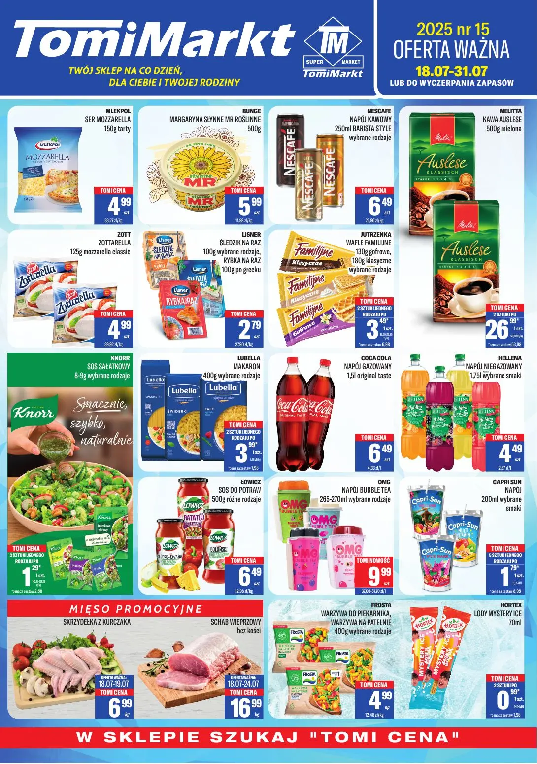 gazetka promocyjna Tomi Markt Twój sklep na co dzień - Strona 1