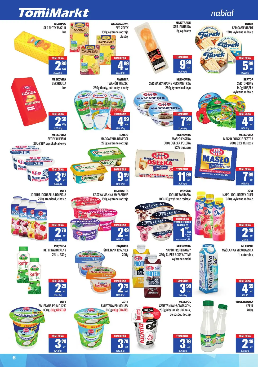 gazetka promocyjna Tomi Markt Twój sklep na co dzień - Strona 6