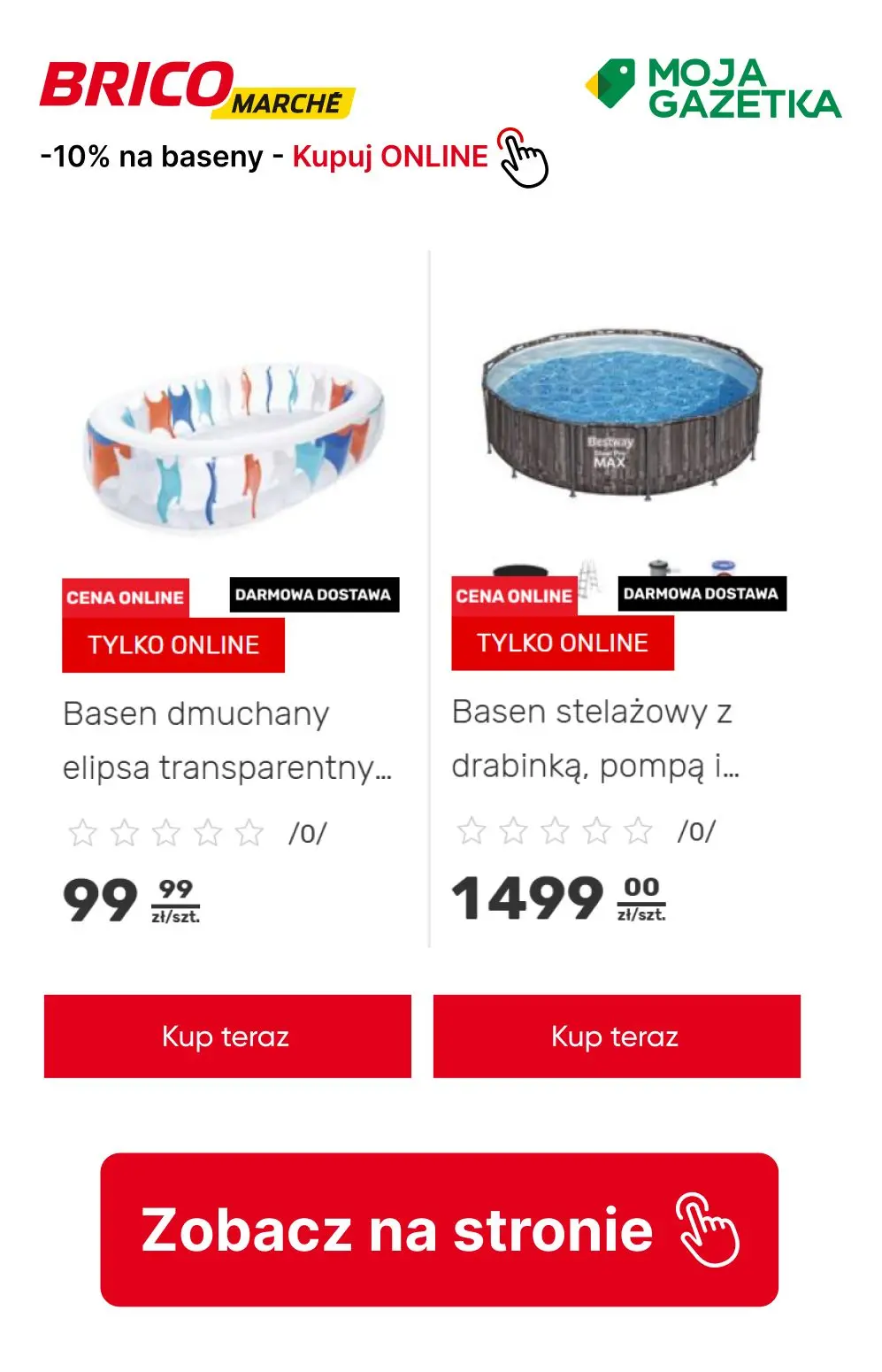 gazetka promocyjna BRICOMARCHE Gorący RABAT na baseny i plener! - Strona 4