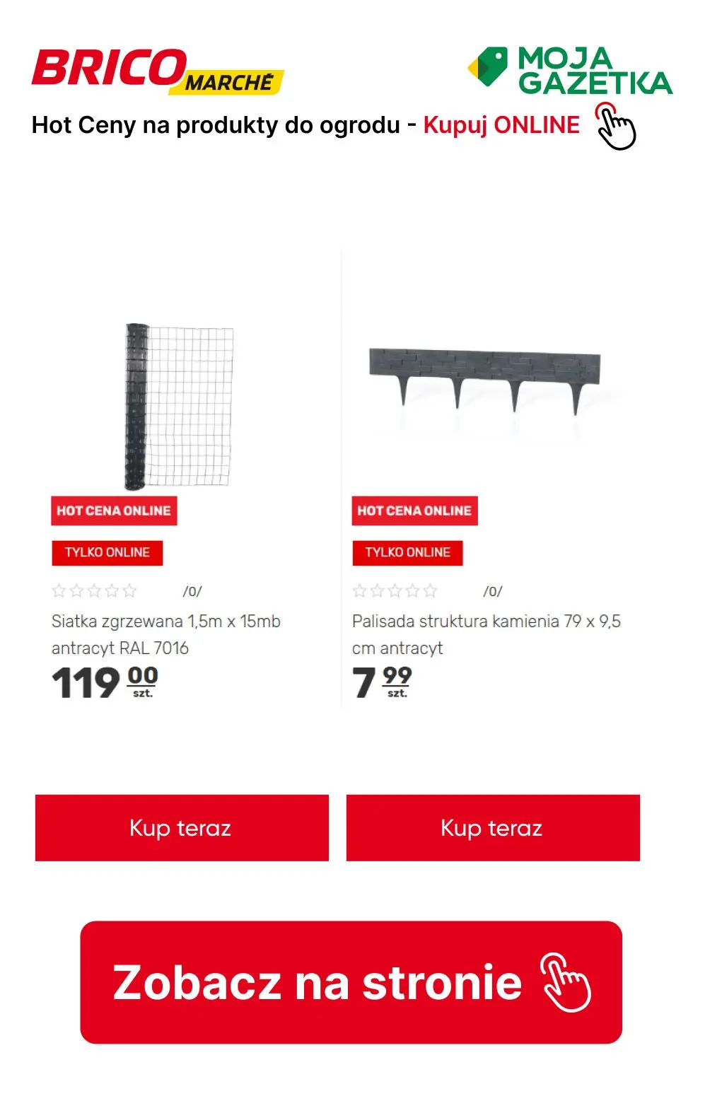 gazetka promocyjna BRICOMARCHE Ogród- HOT ceny online! - Strona 8